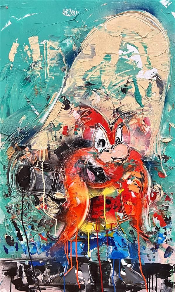 Jessie Foakes - 'Big Sam'  Framed Original Artwork