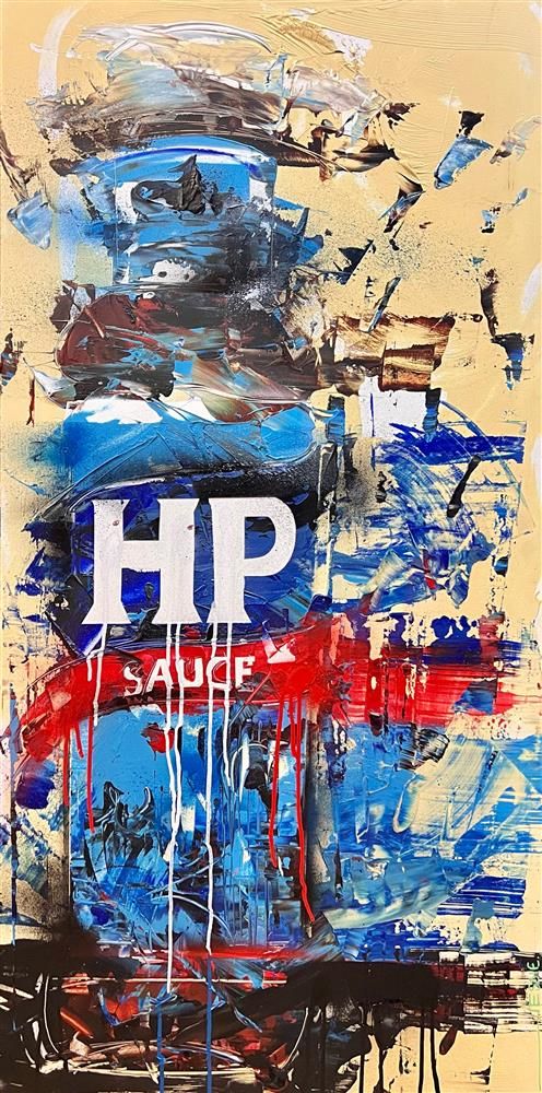 Jessie Foakes - 'HP Brown'  Framed Original Artwork