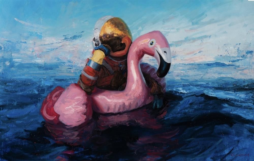 Andreas Claussen - 'Boring Apocalypse' - Framed Original Art