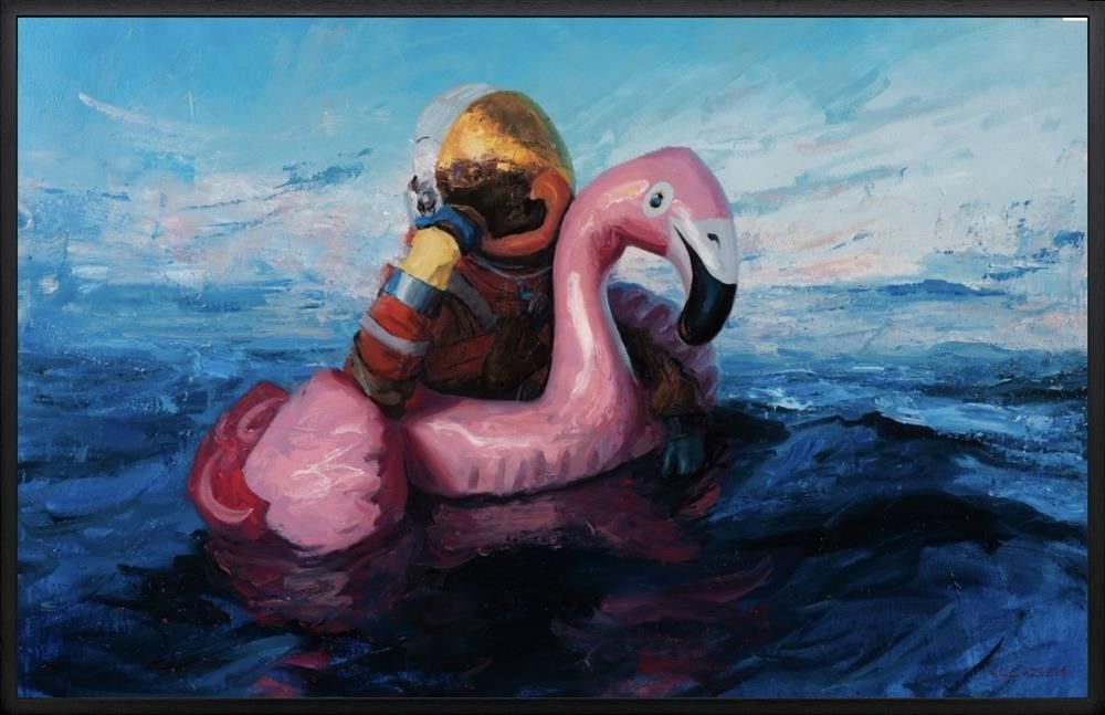 Andreas Claussen - 'Boring Apocalypse' - Framed Original Art