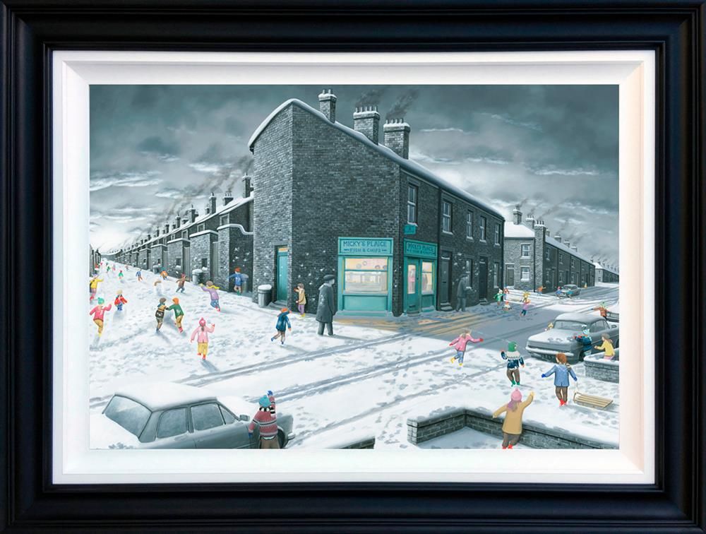 Leigh Lambert - 'Having A Ball' -Deluxe Canvas - Framed Limited Edition Art