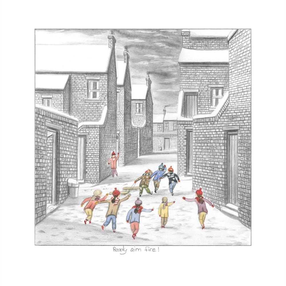 Leigh Lambert - 'Ready Aim Fire' - Sketch' - Framed Limited Edition