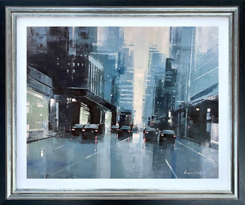 Mark Beresford - 'Commuter Route' - Framed Original Artwork