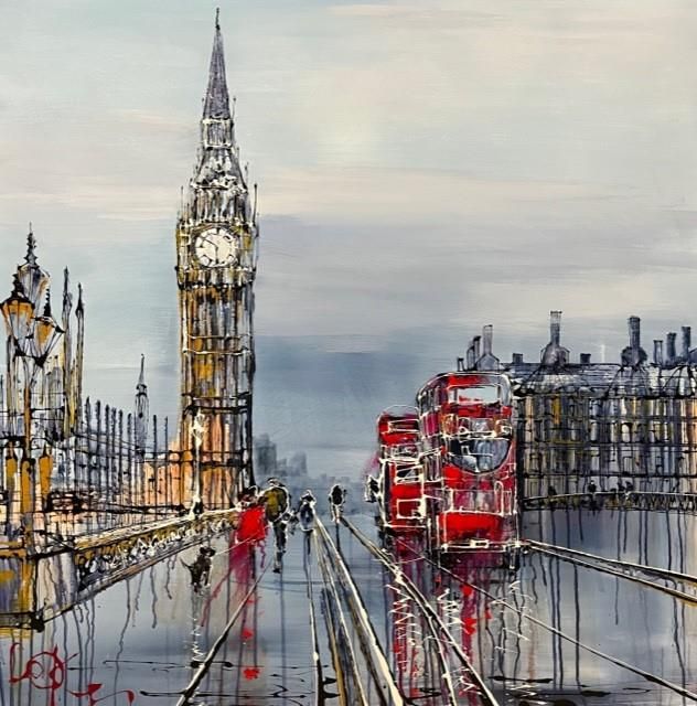 Nigel Cooke - 'Big Ben Stroll' - Original Artwork
