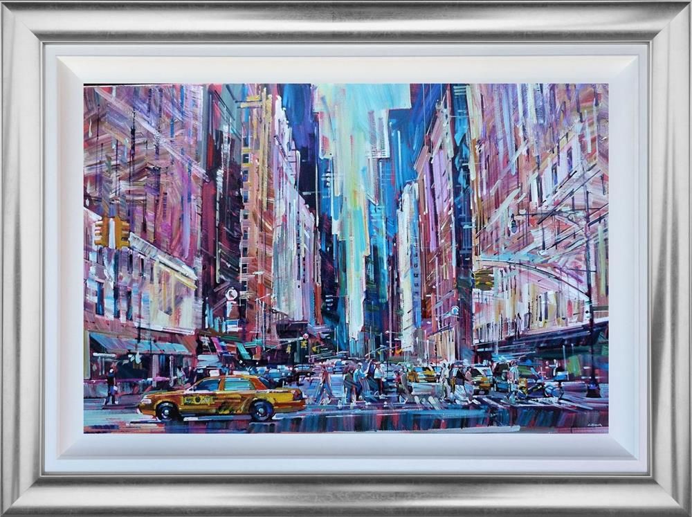 Colin Brown - 'Side Walk' - Framed Original Art