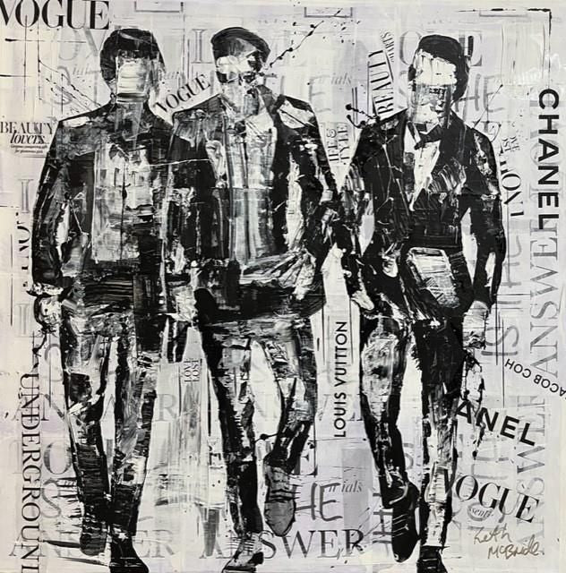 Keith McBride - 'Chanel Stroll' - Framed Original