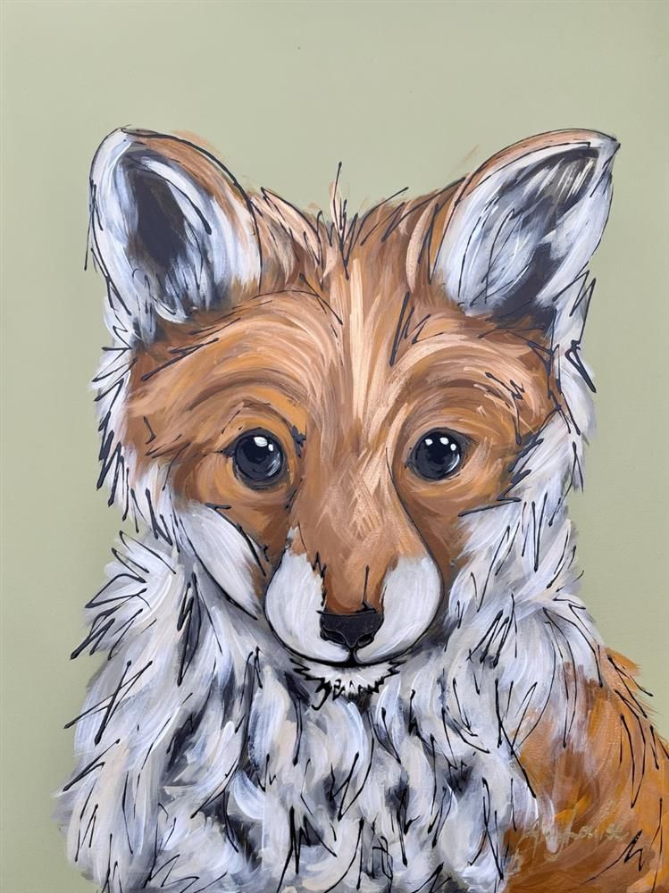 Amy Louise - 'Tod' - Framed Original Art