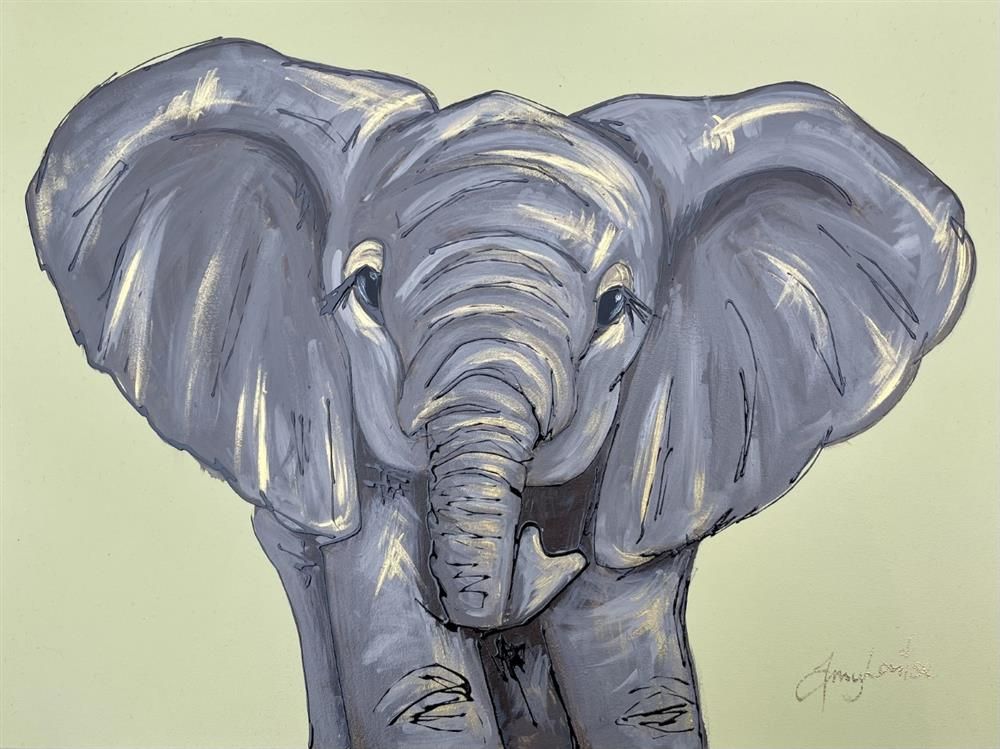 Amy Louise - 'Big Ears' - Framed Original Art