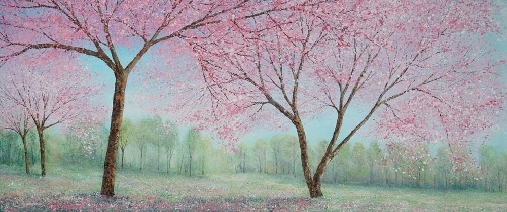 Chris Bourne - 'Pink Perfection' - Framed Original Art
