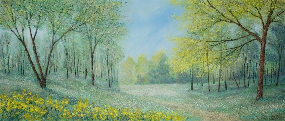 Chris Bourne - 'The Woodland Comes To Life' - Framed Original Art