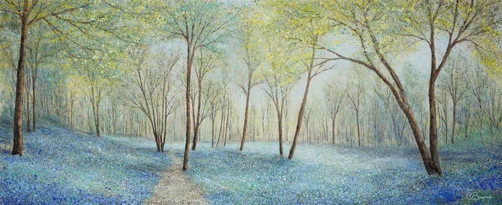 Chris Bourne - 'Bluebells Gladden The Heart' - Framed Original Art