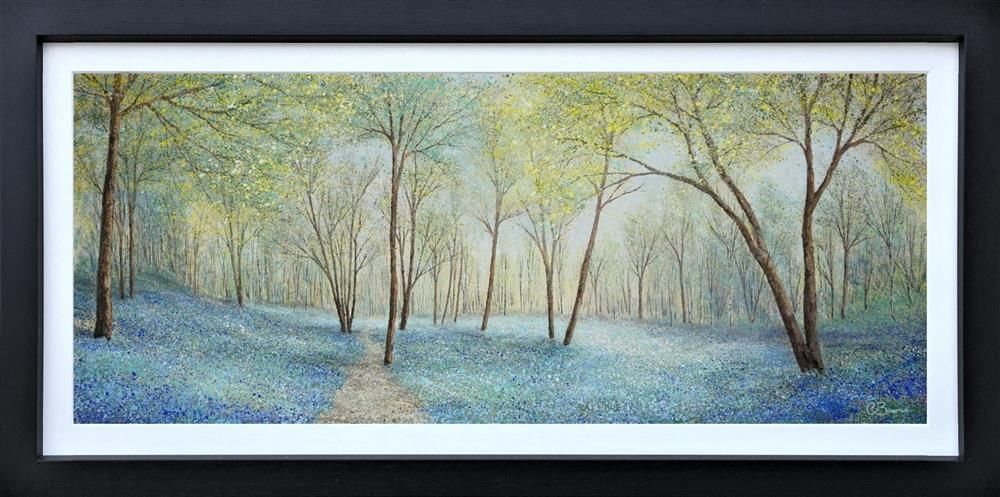 Chris Bourne - 'Bluebells Gladden The Heart' - Framed Original Art