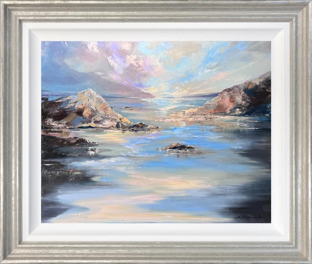 Ewa Czarniecka - 'The Wild Sea' - Framed Original Art