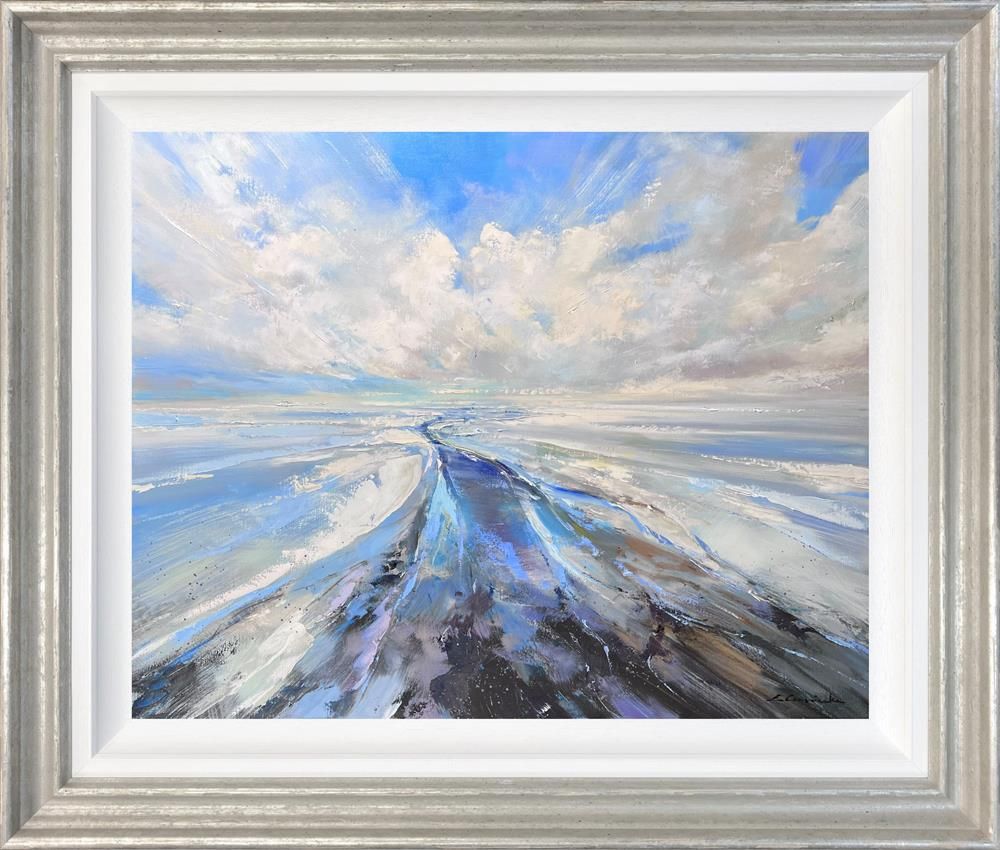 Ewa Czarniecka - 'A Sea Of Blue' - Framed Original Art
