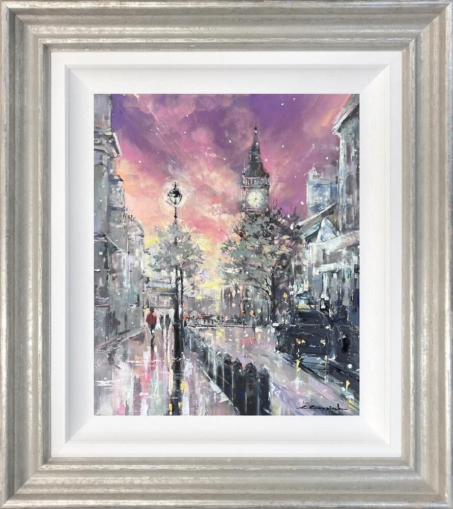 Ewa Czarniecka - 'Autumn Rain' - Framed Original Art