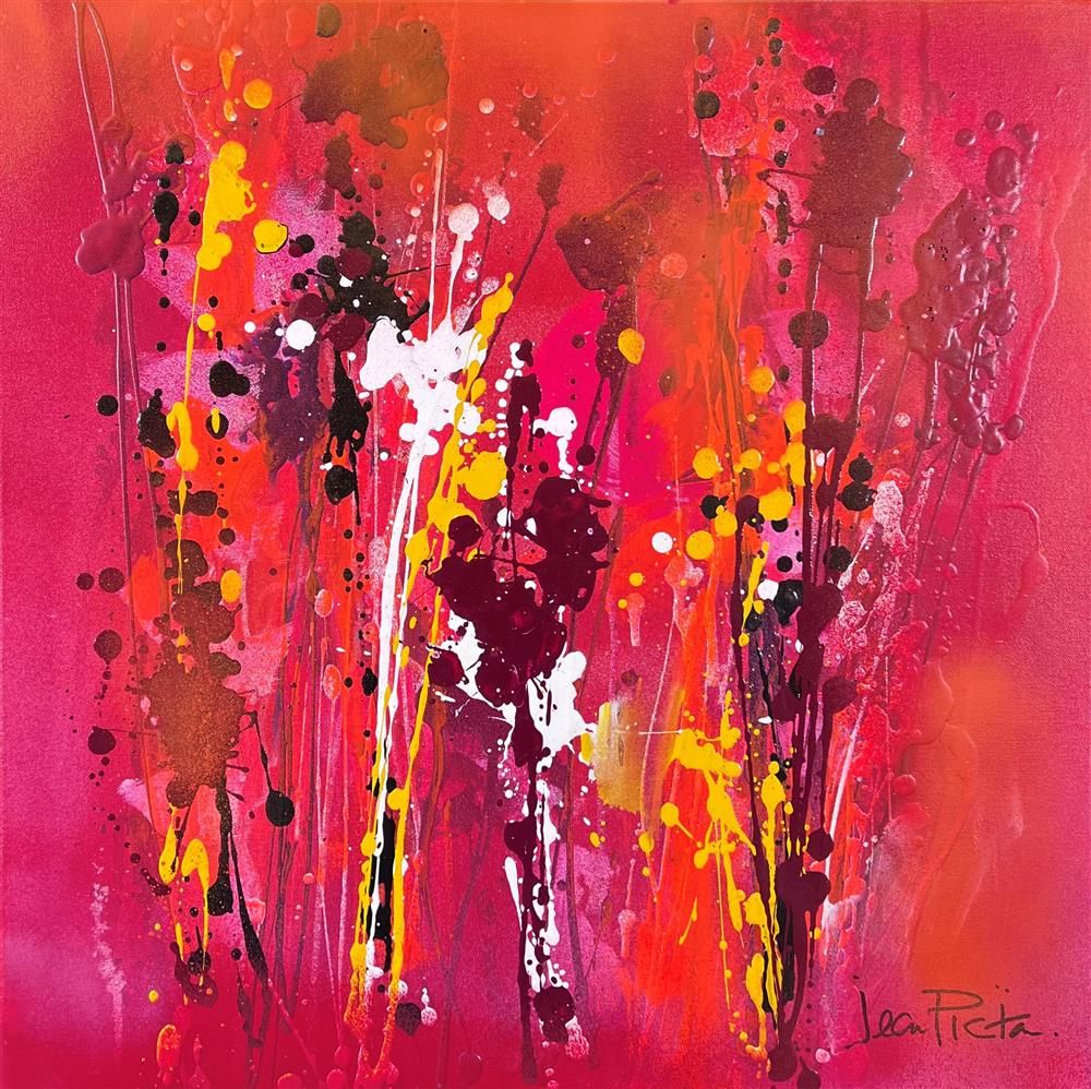 Jean Picton -  'Red Velvet'- Framed Original Art