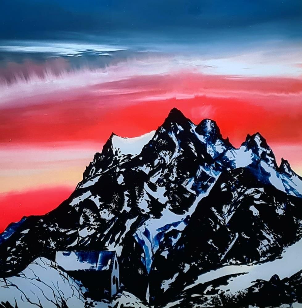 Richard King - 'Running Up That Hill'   - Framed Original Art