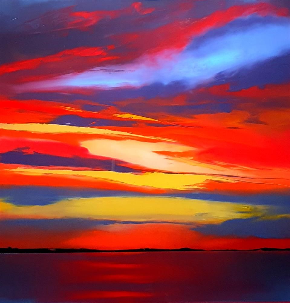 Richard King - 'Summer Glow'   - Framed Original Art