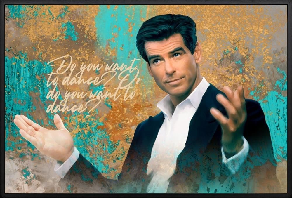 Sannib - 'Do You Want To Dance' - Framed Original Art