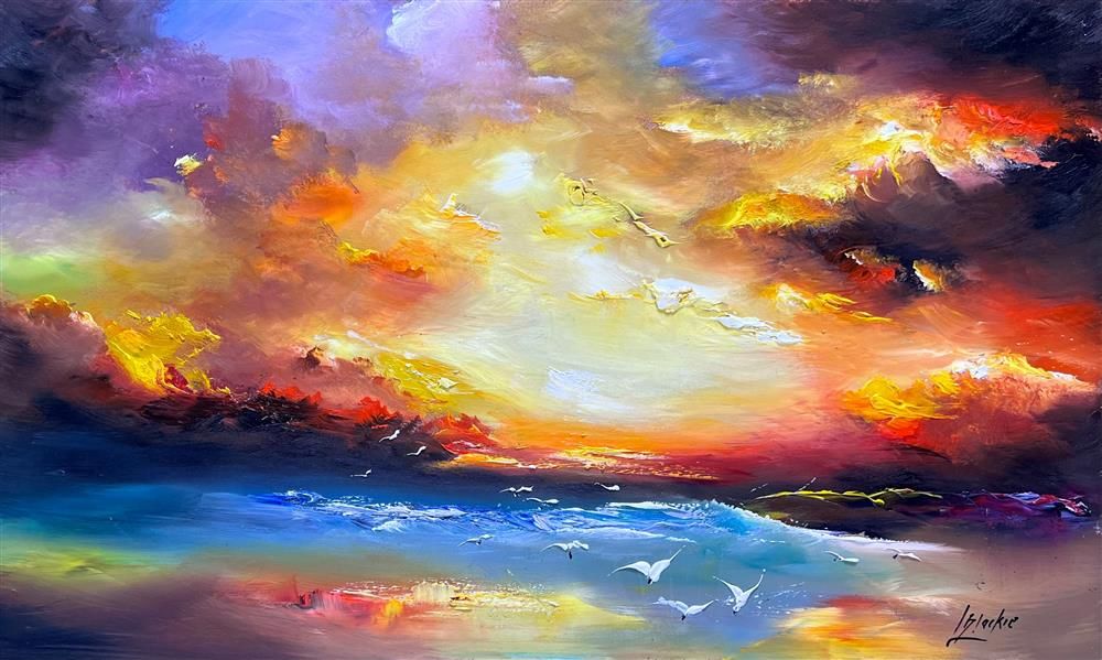 Lillias Blackie -  'Tales Of The Forgotten Land' - Framed Original Art