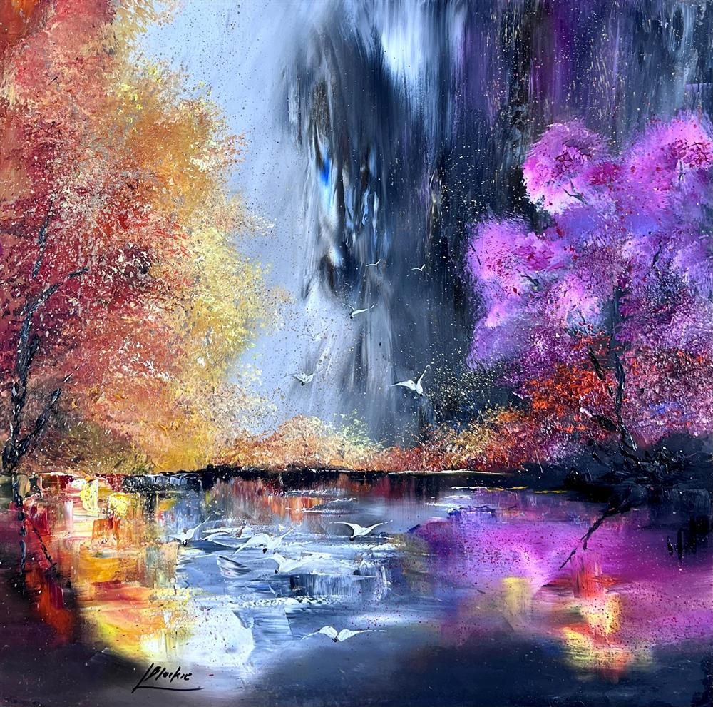 Lillias Blackie -  'Mystical Land' - Framed Original Art