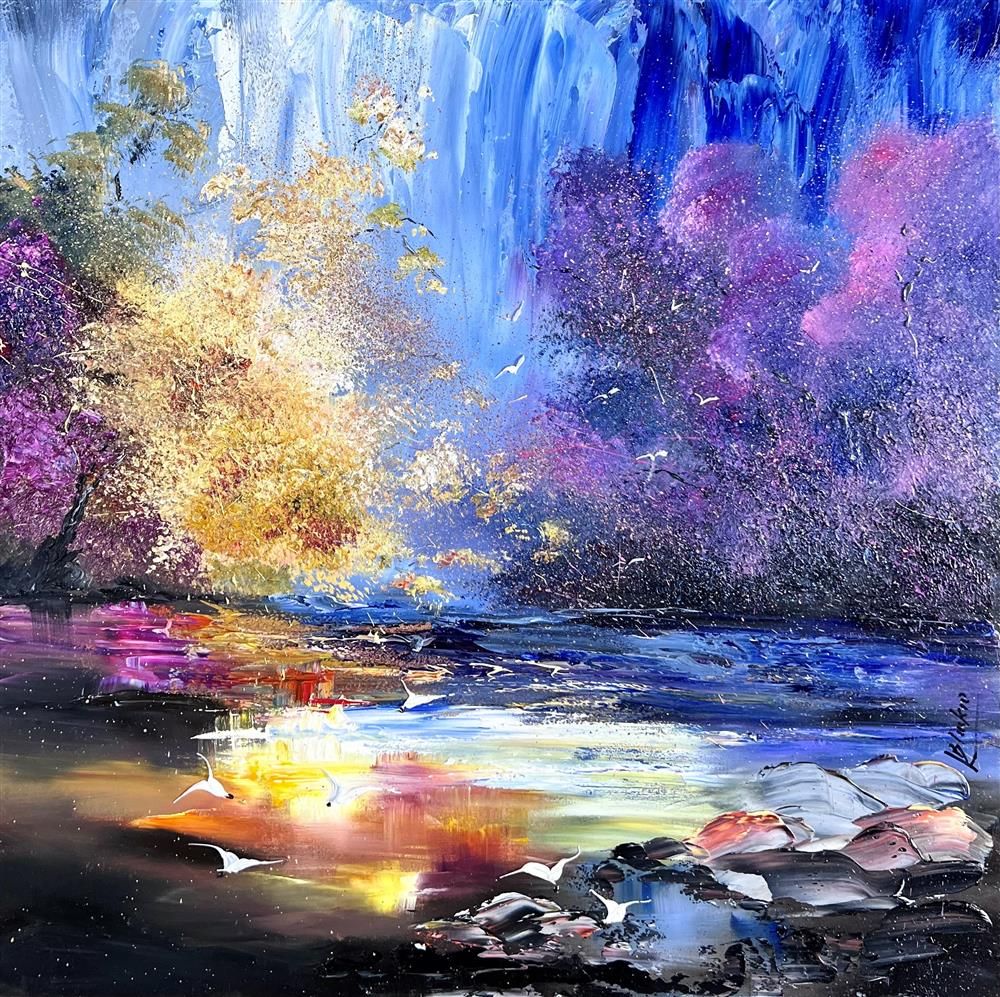 Lillias Blackie -  'Game Of Patience' - Framed Original Art