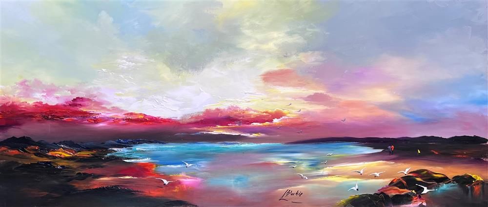 Lillias Blackie -  'Our Little Secret' - Framed Original Art