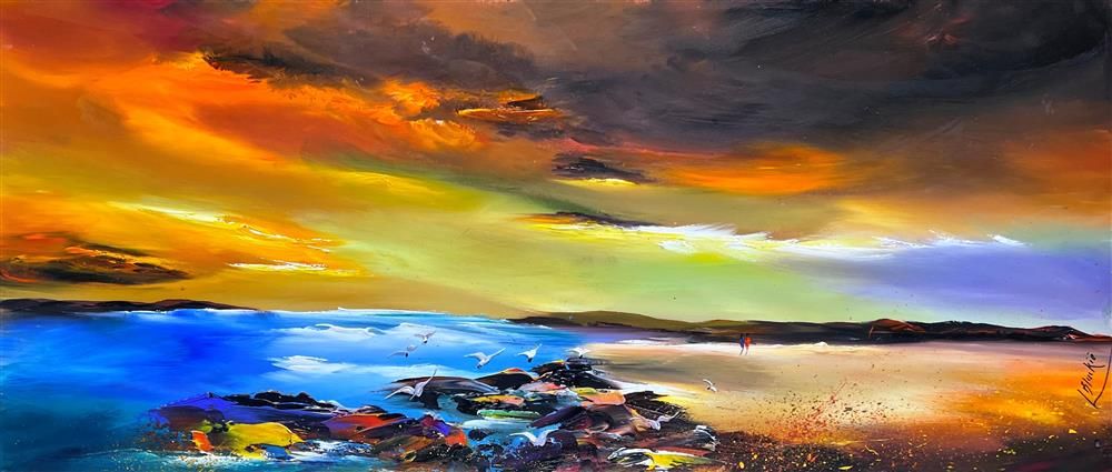 Lillias Blackie -  'Autumn Song' - Framed Original Art