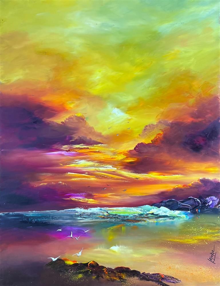 Lillias Blackie -  'Love At First Sight' - Framed Original Art