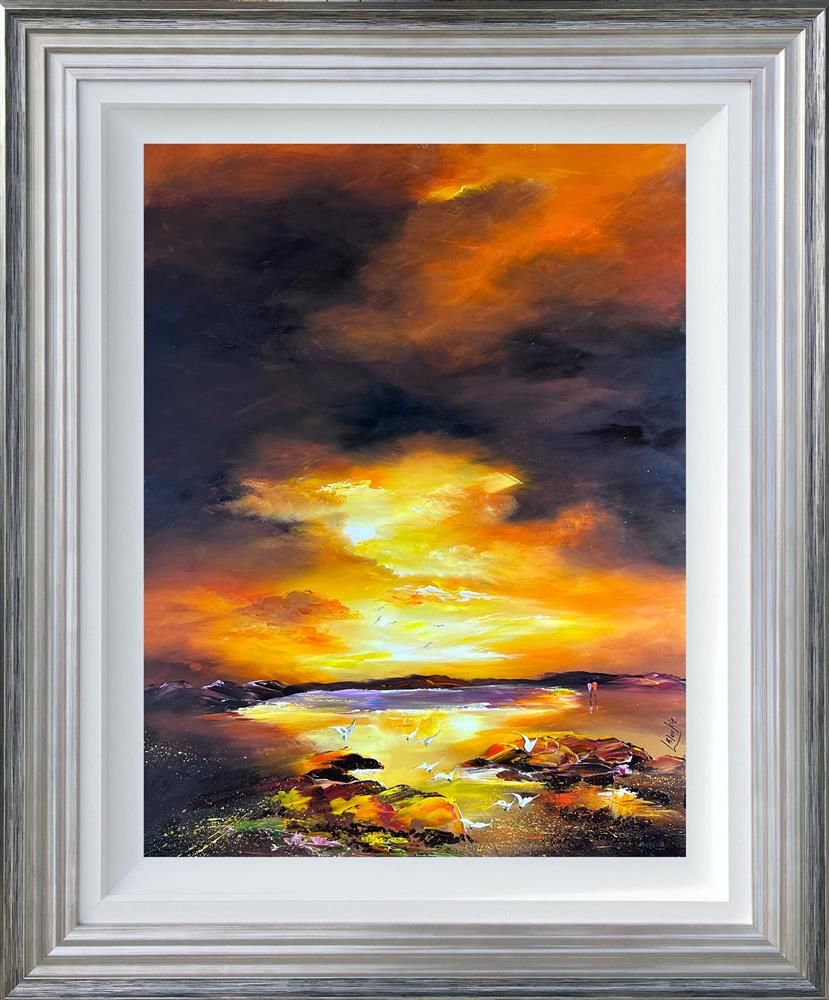 Lillias Blackie -  'I Feel Cozy With You' - Framed Original Art