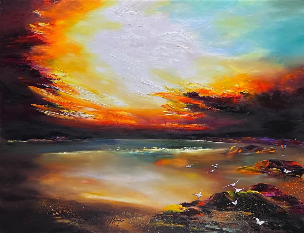 Lillias Blackie -  'Escapism' - Framed Original Art