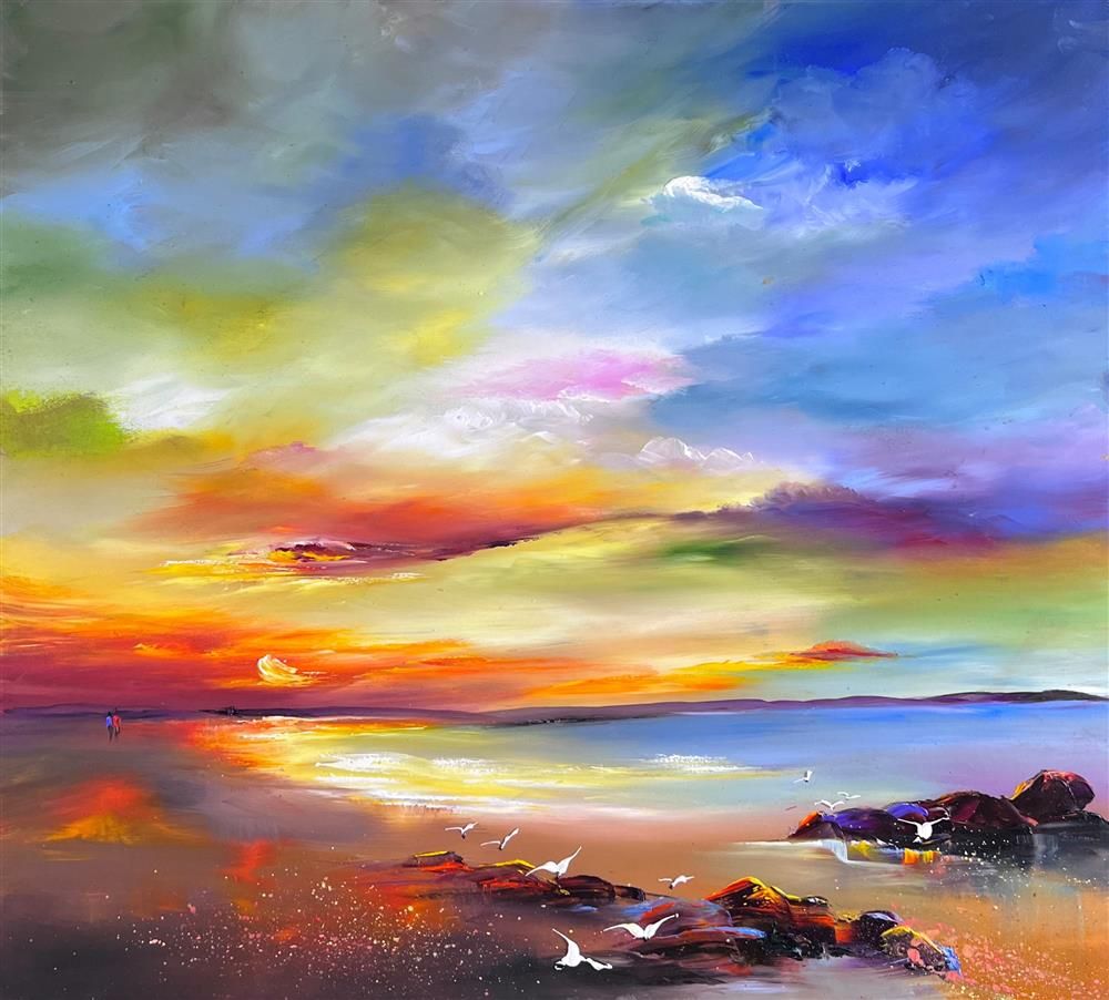 Lillias Blackie -  'Bad Habits' - Framed Original Art