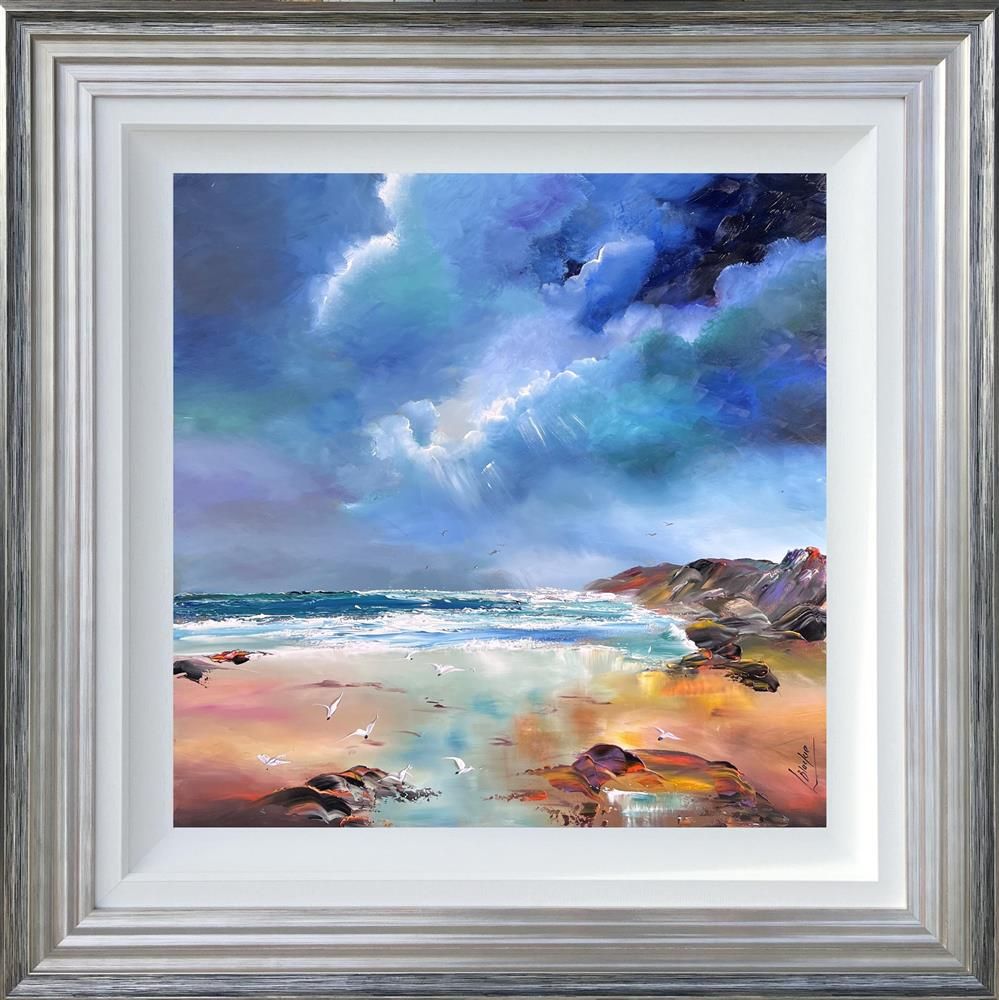 Lillias Blackie -  'No Time To Dilly Dally' - Framed Original Art