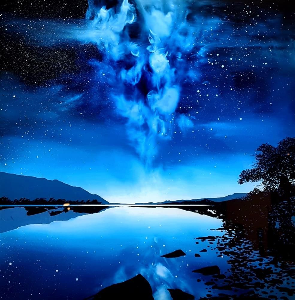 Richard King - 'Blue Jeans Blues'   - Framed Original Art