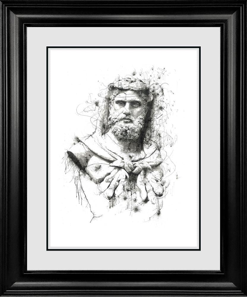 Scott Tetlow - 'Hercules' - Framed Original Art