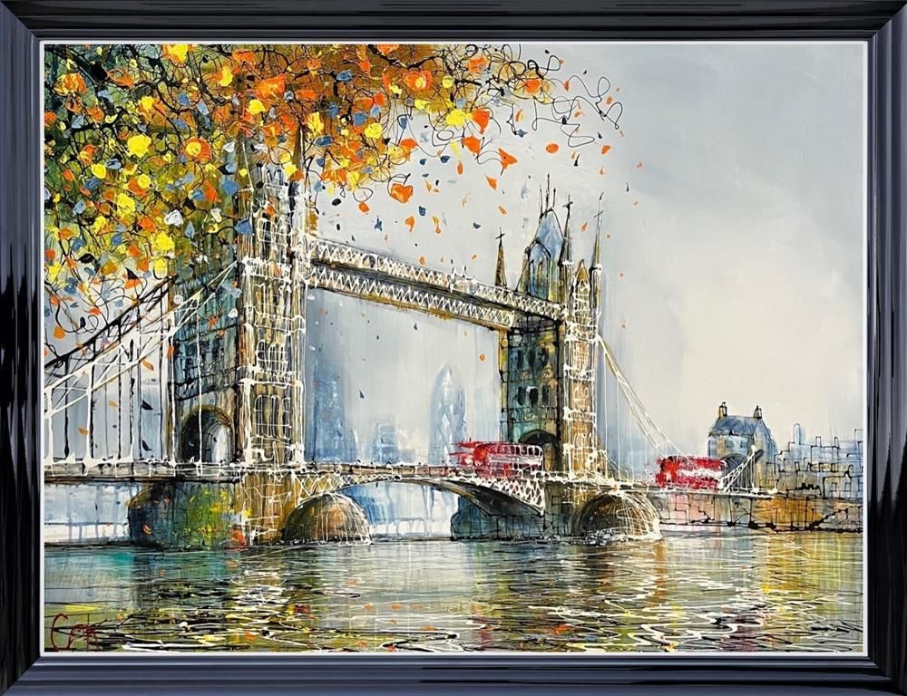 Nigel Cooke - 'Tower Bridge In All It's Glory'  - Framed Original Artwork