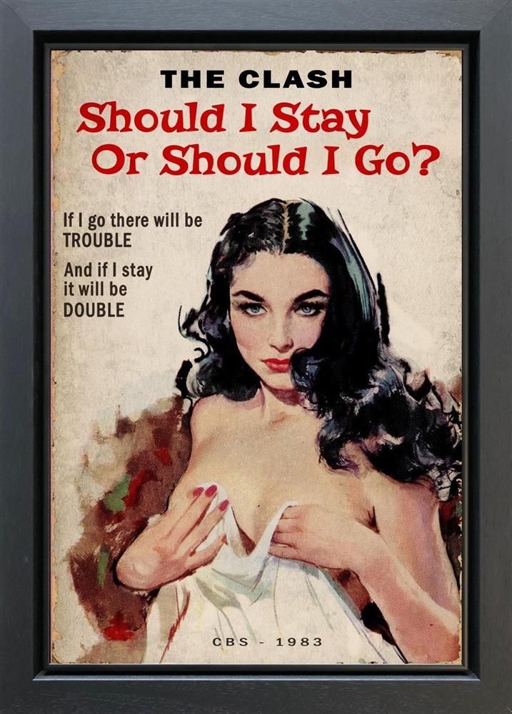 Linda Charles - 'Should I Stay' - Framed Original Artwork