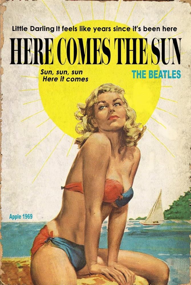 Linda Charles - 'Here Comes The Sun' - Framed Original Artwork