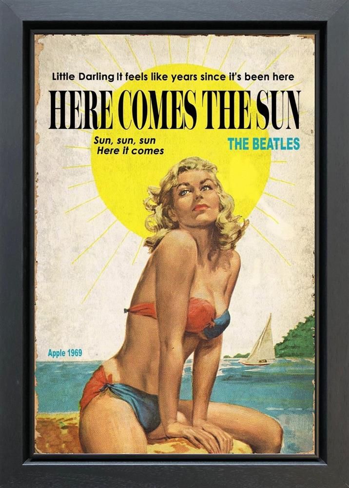 Linda Charles - 'Here Comes The Sun' - Framed Original Artwork