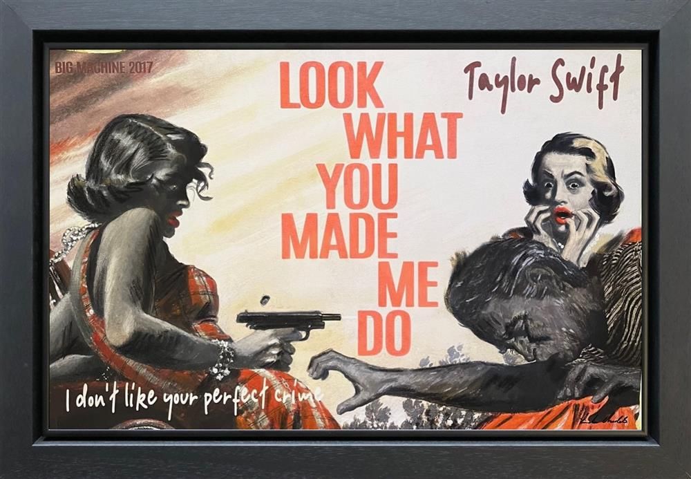 Linda Charles - 'Look What You Made Me Do' - Framed Original Artwork