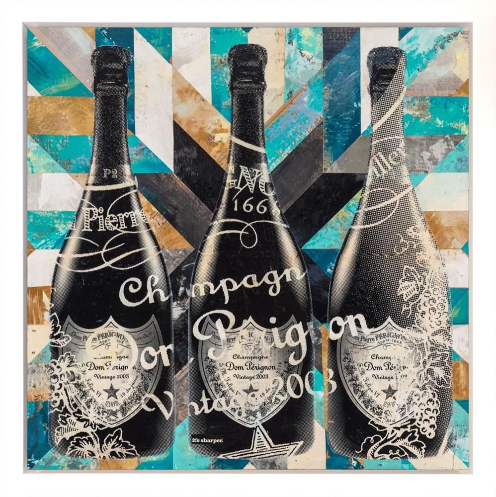 Robert Mars- 'Vintage Bubbles'- Framed Original Art