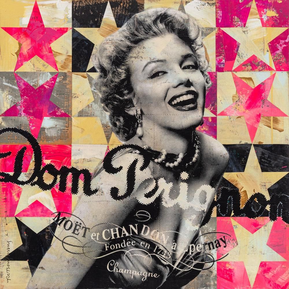 Robert Mars- 'Pop Princess'- Framed Original Art