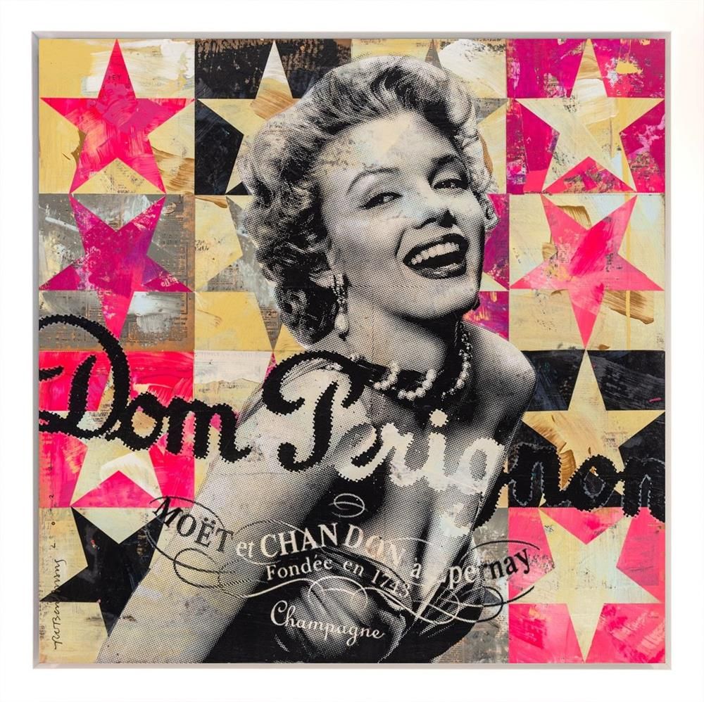 Robert Mars- 'Pop Princess'- Framed Original Art