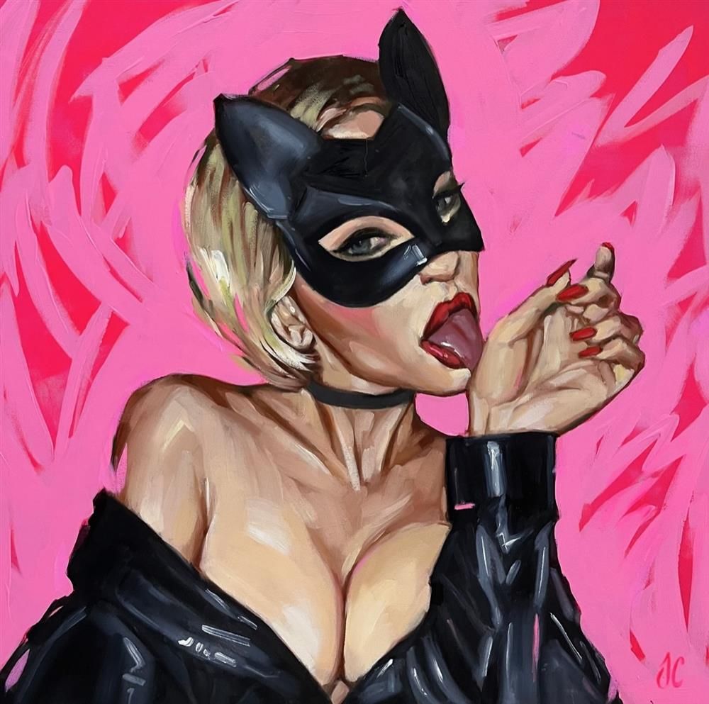 Joss Clapson - 'Bad Cat' - Framed Original Art