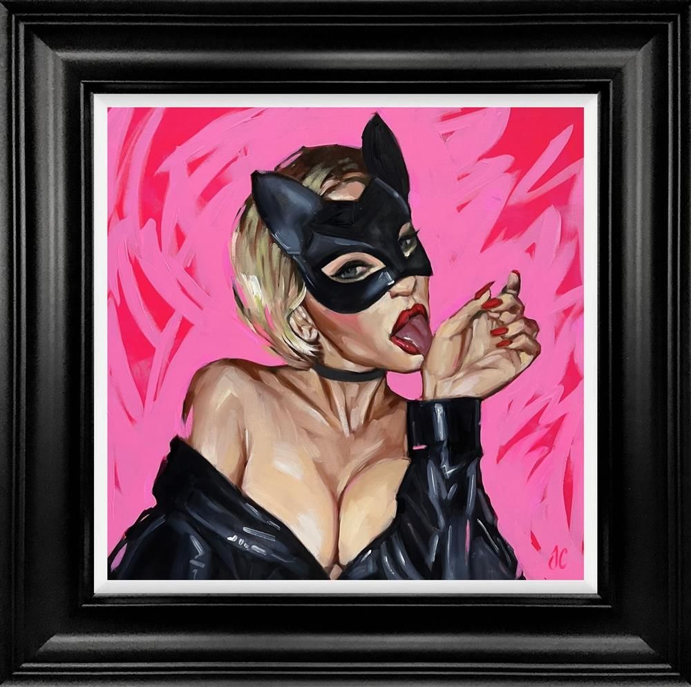 Joss Clapson - 'Bad Cat' - Framed Original Art