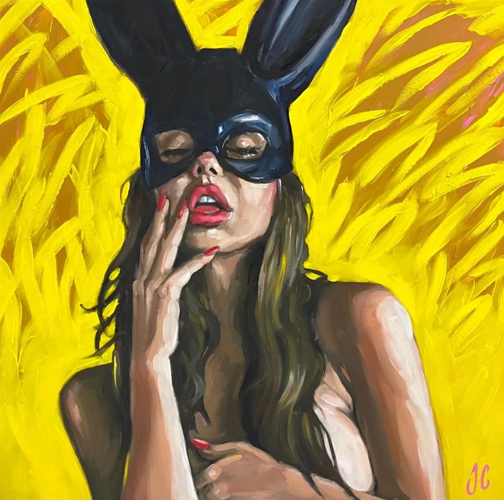 Joss Clapson - 'Miss Bunny' - Framed Original Art