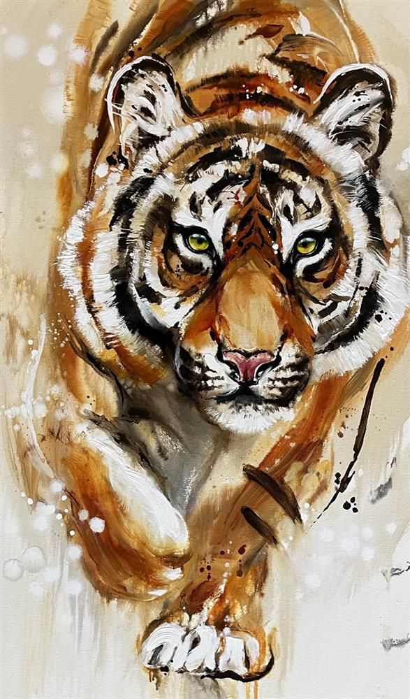 Anna Cher - 'The King' - Framed Original Artwork