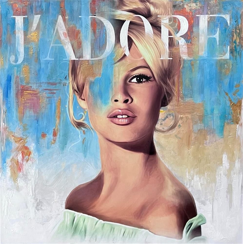 Sannib - 'J'Adore' - Framed Original Art