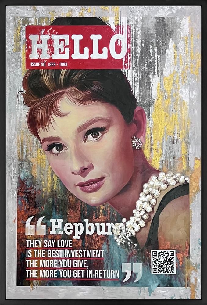 Sannib - 'Love Is The Best Investment' - Framed Original Art