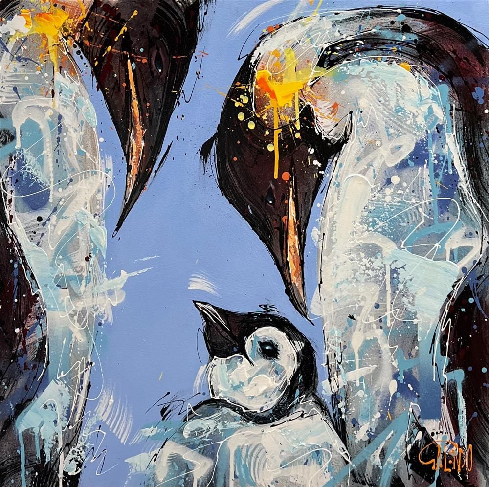 Joe Galindo - 'Family Love' - Framed Original Art